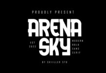 Arena Sky Fonts