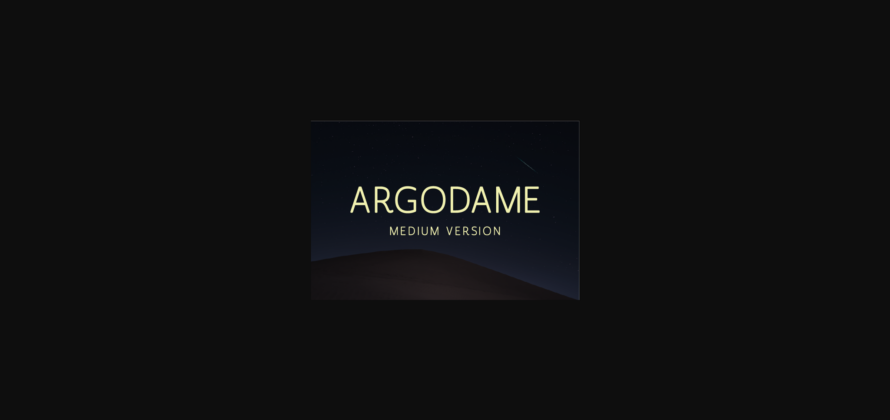 Argodame Medium Font Poster 3