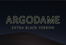 Argodame Extra Black Font