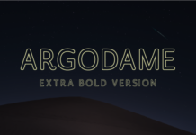 Argodame Extra Bold Font