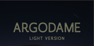 Argodame Outline Light Font