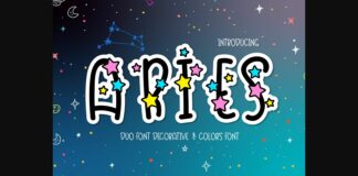 Aries Font Poster 1