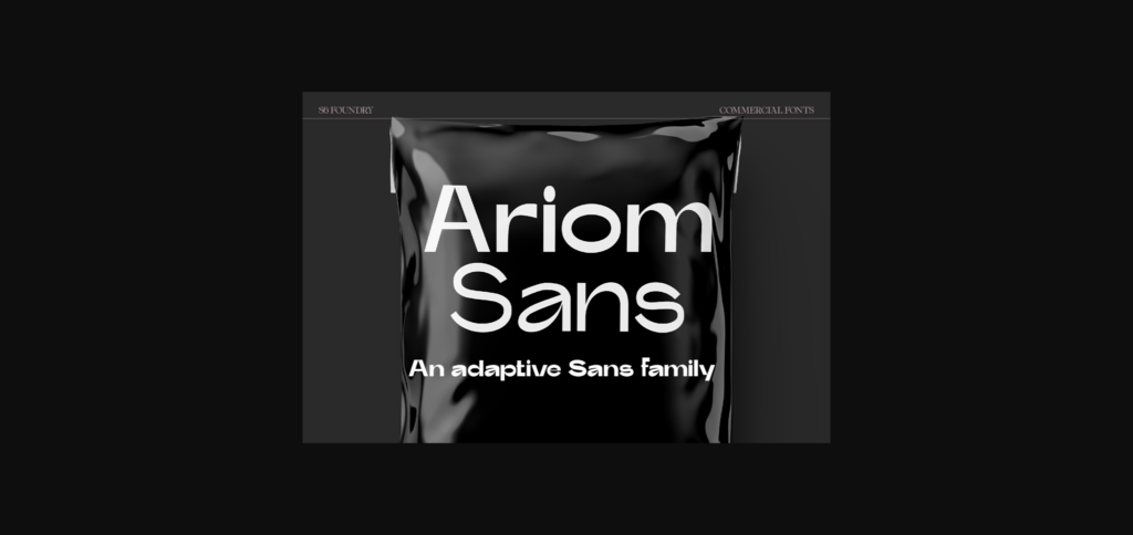 Ariom Font Poster 4