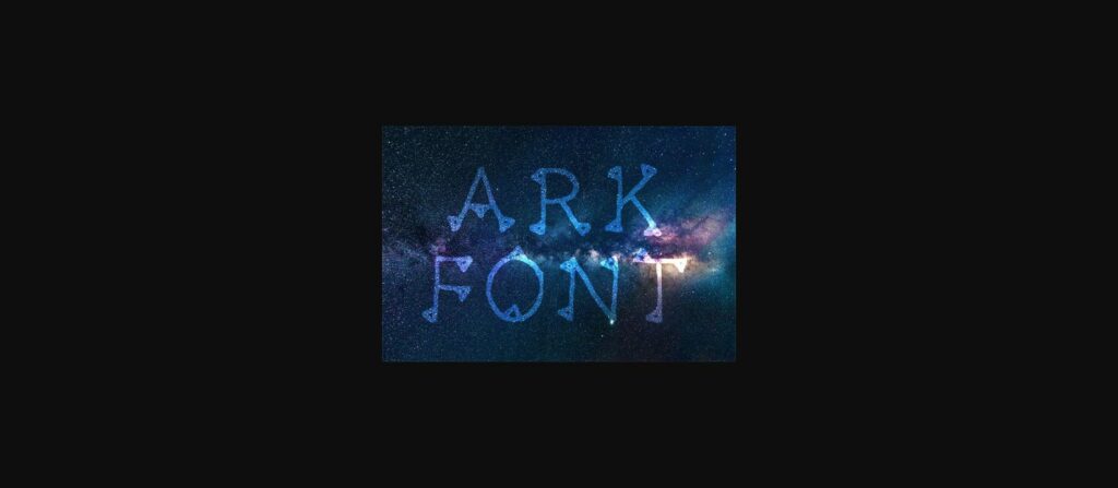 Ark Font Poster 3