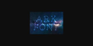 Ark Font Poster 1