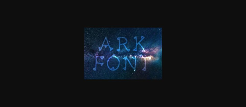 Ark Font Poster 1