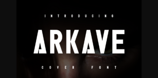 Arkave Font Poster 1