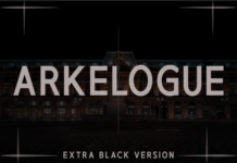 Arkelogue Extra Black Font