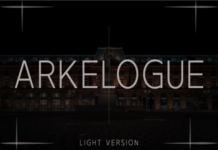 Arkelogue Light Font