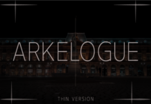 Arkelogue Thin Font