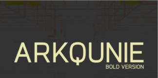 Arkqunie Bold Font