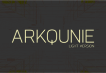 Arkqunie Light Font