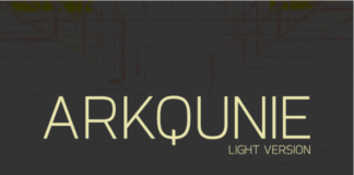 Arkqunie Light Font