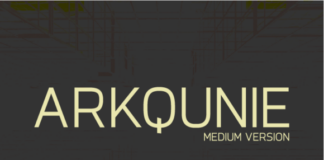 Arkqunie Medium Font