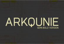 Arkqunie Semi-Bold Font