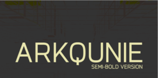 Arkqunie Semi-Bold Font