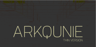 Arkqunie Thin Font