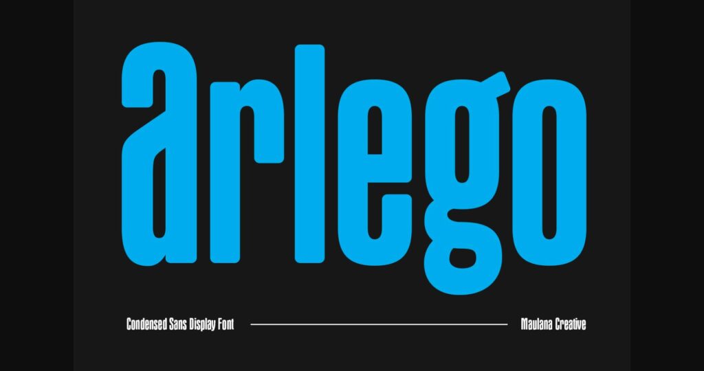 Arlego Font Poster 3