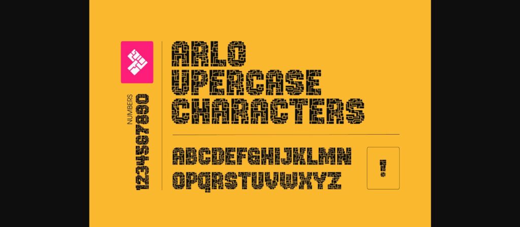 Arlo Font Poster 7