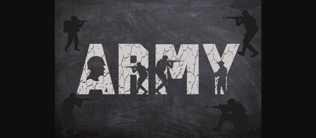 Army Font Poster 3