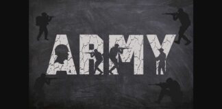 Army Font Poster 1