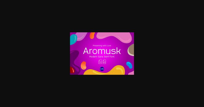 Aromusk Font Poster 1