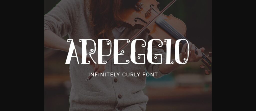 Arpeggio Font Poster 1