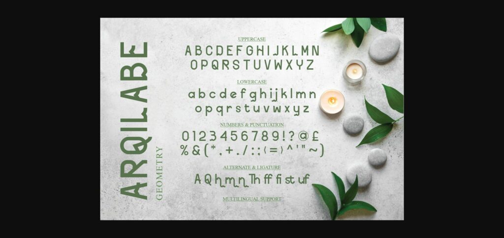 Arqilabe Font Poster 6