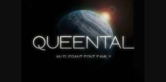 Queental Font Poster 1