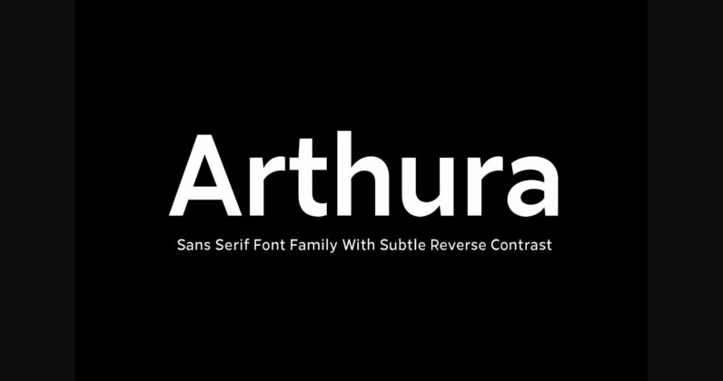 Arthura Font Poster 1