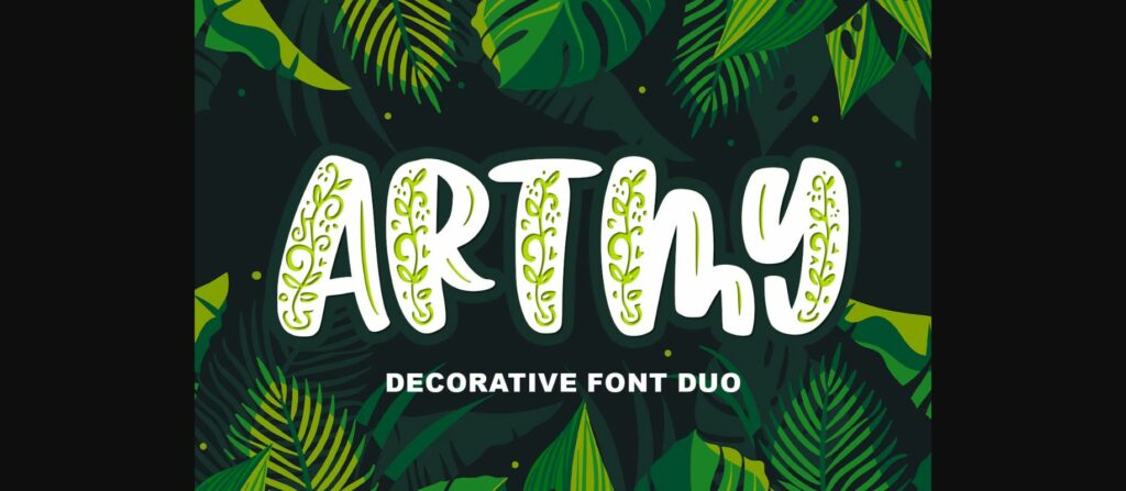 Artmy Font Poster 3