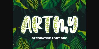 Artmy Font Poster 1