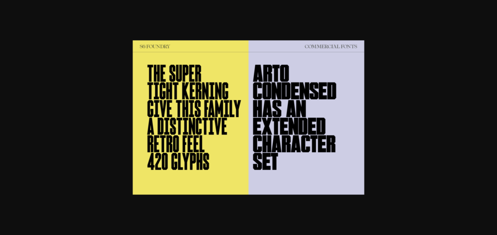 Arto Font Poster 11