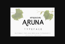 Aruna Font Poster 1