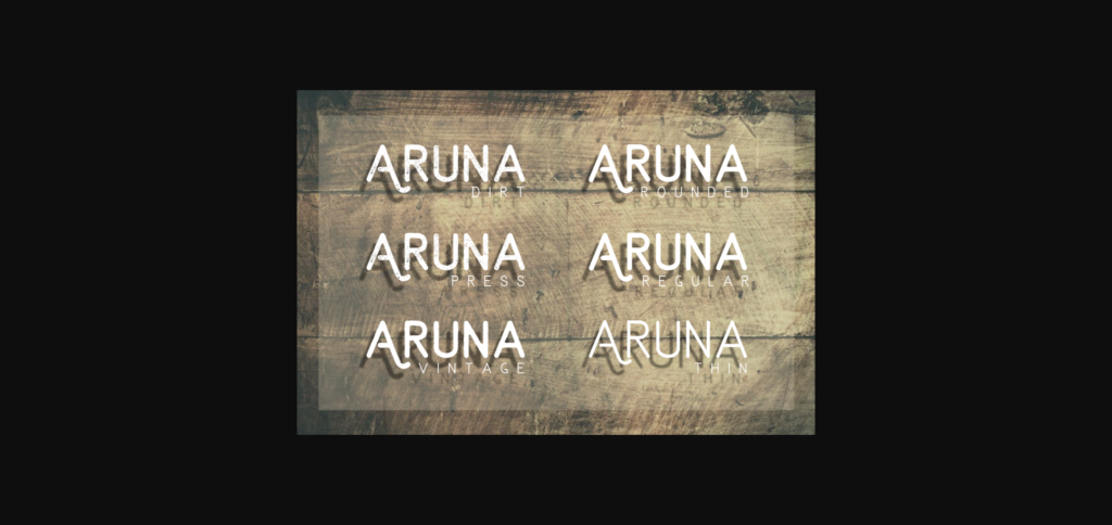 Aruna Font Poster 5