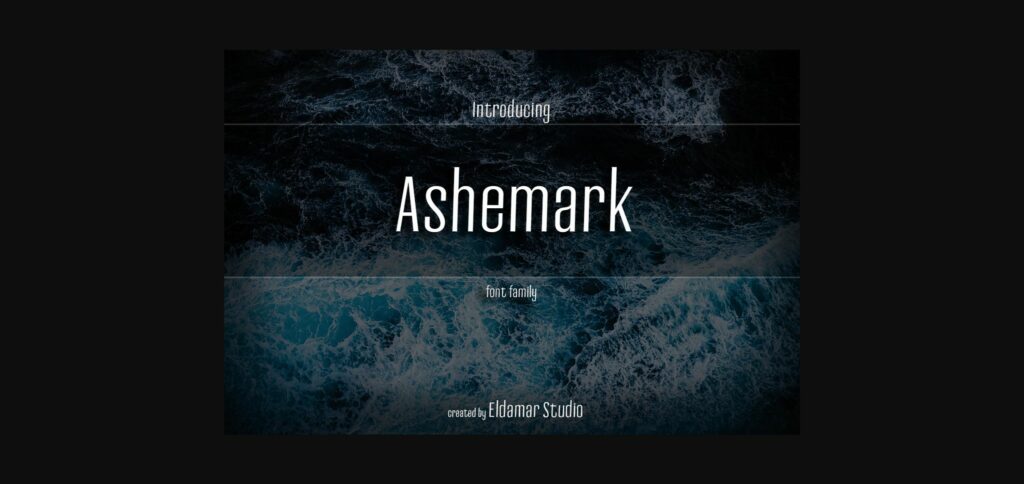 Ashemark Font Poster 3