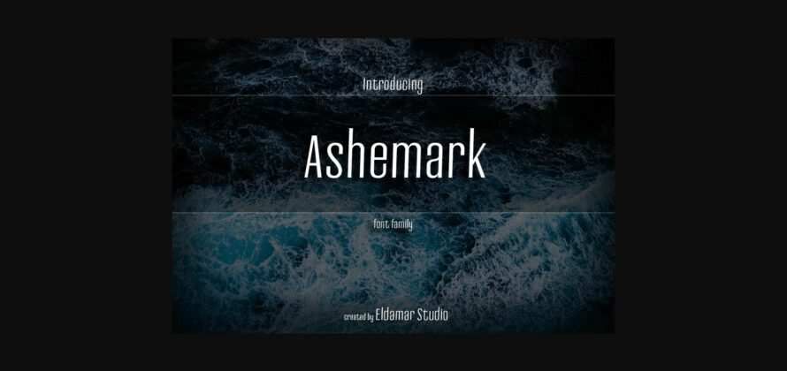 Ashemark Font Poster 1