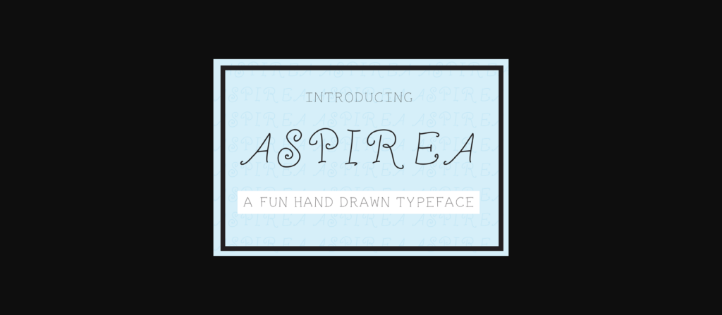 Aspira Font Poster 1