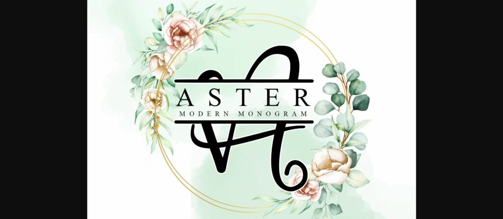 Aster Font Poster 3