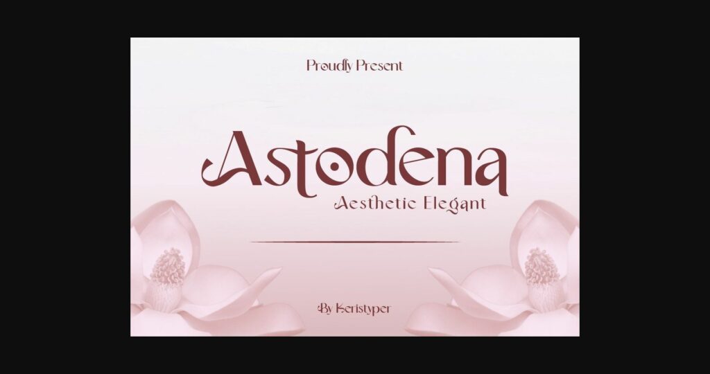 Astodena Font Poster 3