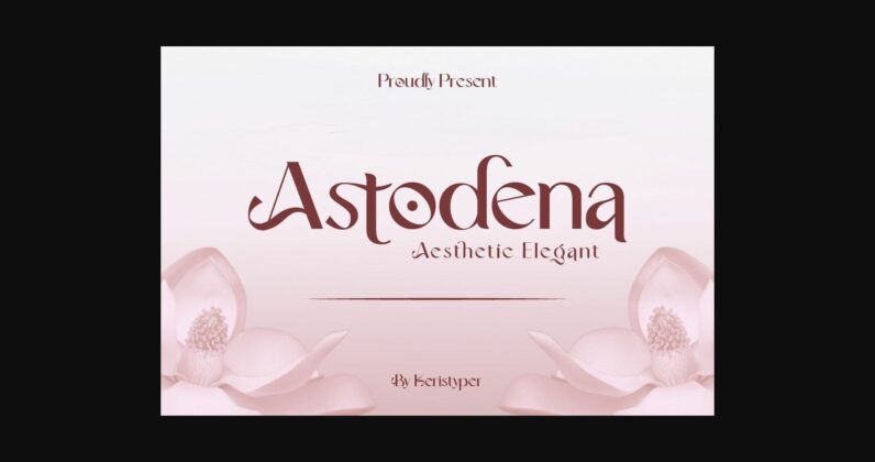 Astodena Font Poster 3