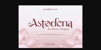 Astodena Font Poster 1