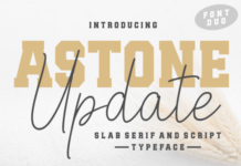 Astone Uptade Font