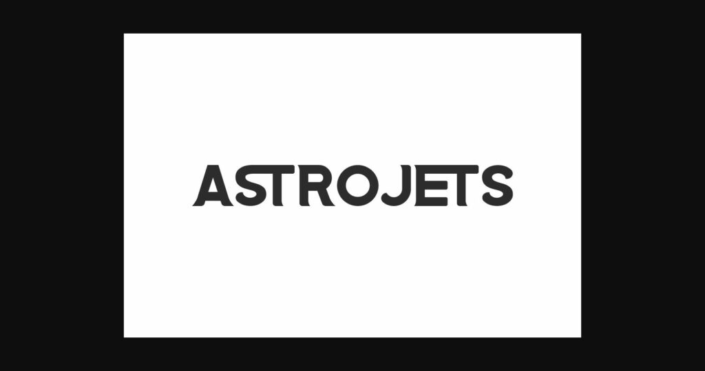 Astrojets Font Poster 3