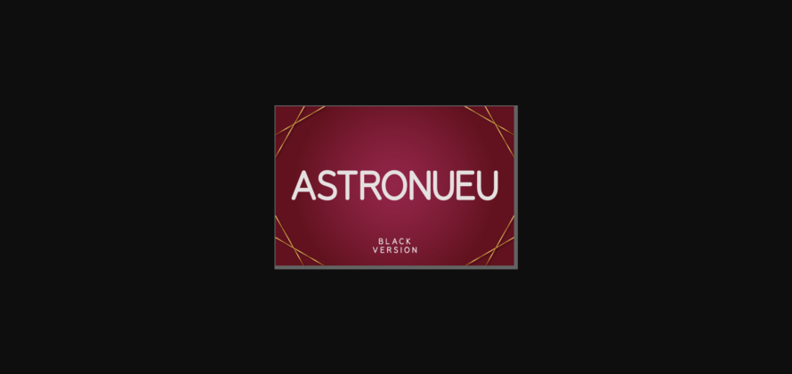 Astronueu Black Font Poster 3