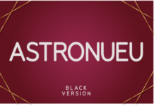 Astronueu Black Font