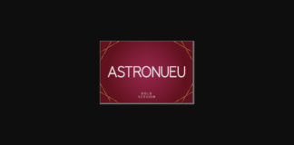 Astronueu Bold Font Poster 1