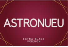 Astronueu Extra Black Font