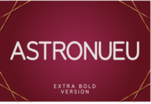 Astronueu Extra Bold Font