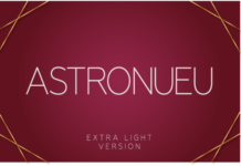 Astronueu Extra Light Font